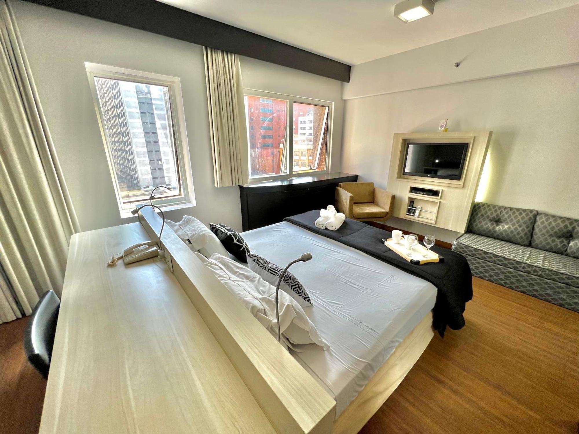 公寓 Lindo Apto Com Piscina E Academia Prox Av Paulista *